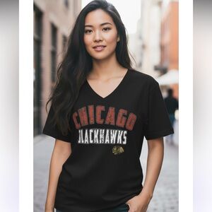 Gill 4her Carl banks black hawk T-shirt
